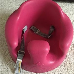 Pink Bumbo Seat with Straps